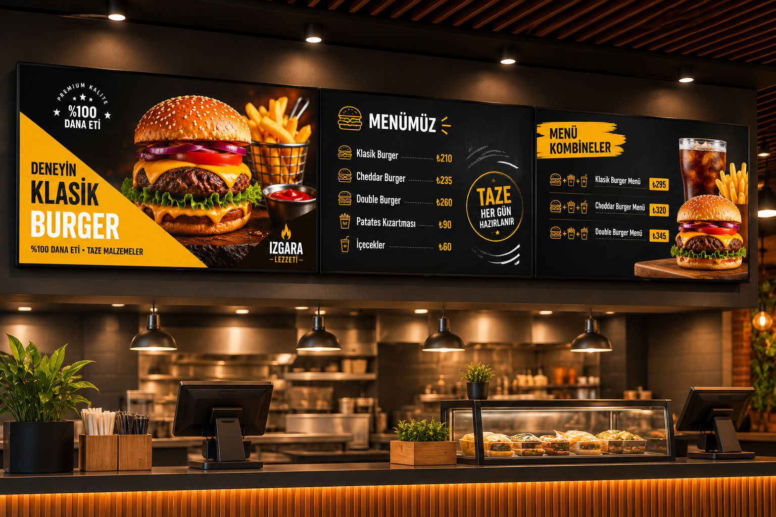 Menüboard -